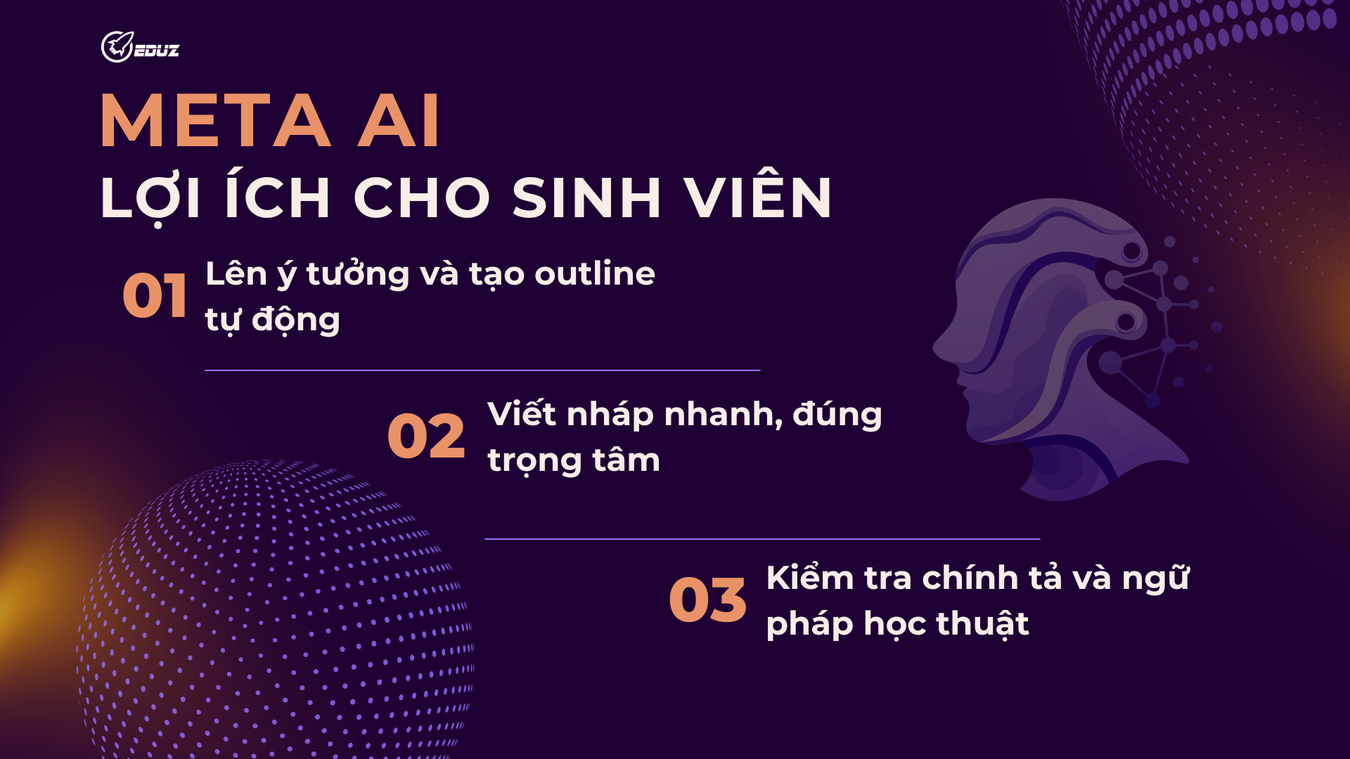 Lợi ích nào của Meta Ai giúp siên viên trong viết tiểu luận ?